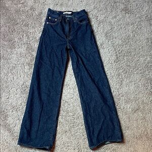 Levi's Dark Blue wide leg Women's Jeans